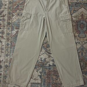 The North Face Tan Cargo Pants with Relaxed Fit and Lightweight Fabric